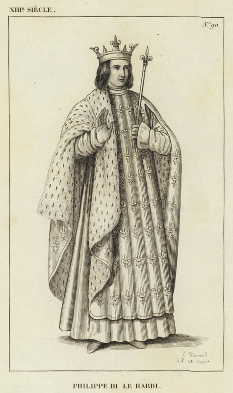 XIII. század, III. Merész Fülöp (metszet) alkotó: French School