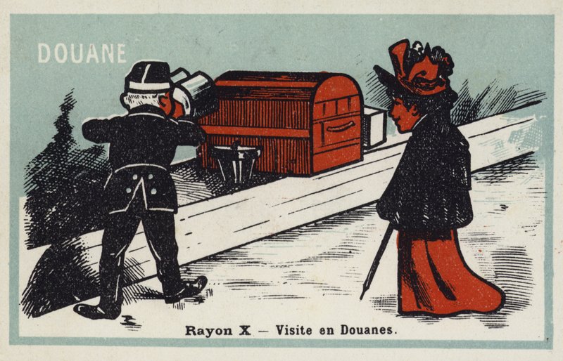 Röntgen - látogatás a vámnál alkotó: French School