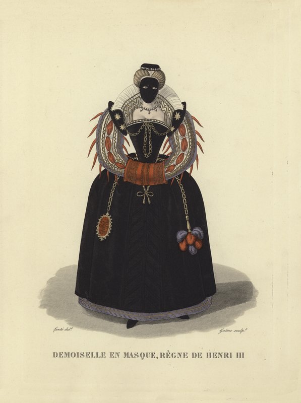 Maszkos fiatal hölgy, III. Henrik francia uralkodása alkotó: French School