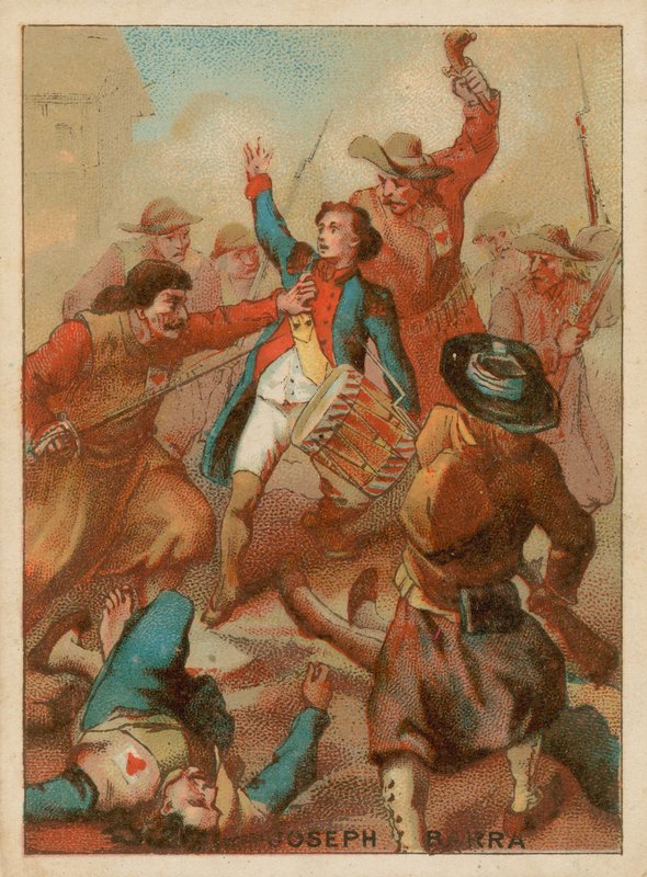 Joseph Barra fiatal köztársasági katona meghalt a csatában alkotó: French School