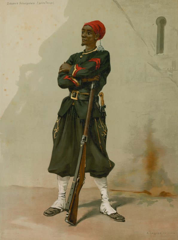 Szenegáli Zouave, kis ruha alkotó: French School