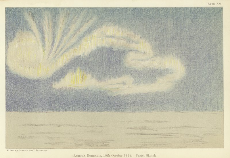 Aurora borealis alkotó: Fridtjof Nansen