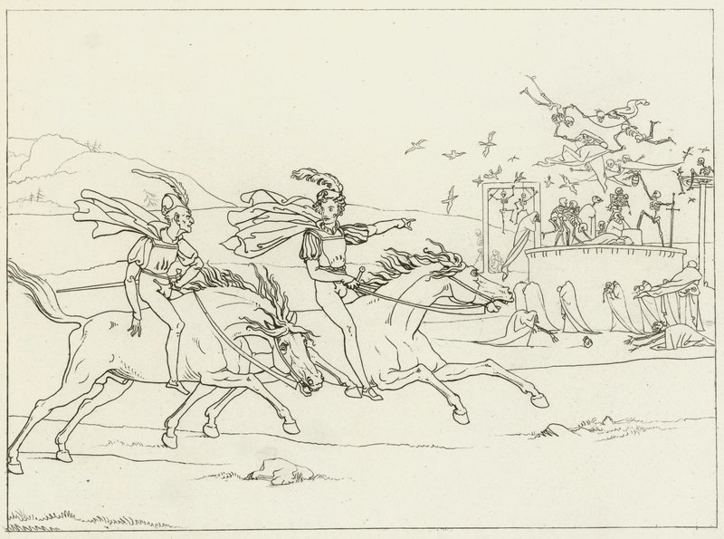 Illusztráció Goethes Fausthoz alkotó: Friedrich August Moritz Retzsch
