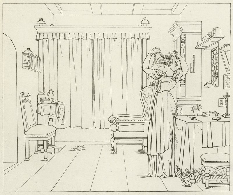 Illusztráció Goethes Fausthoz alkotó: Friedrich August Moritz Retzsch