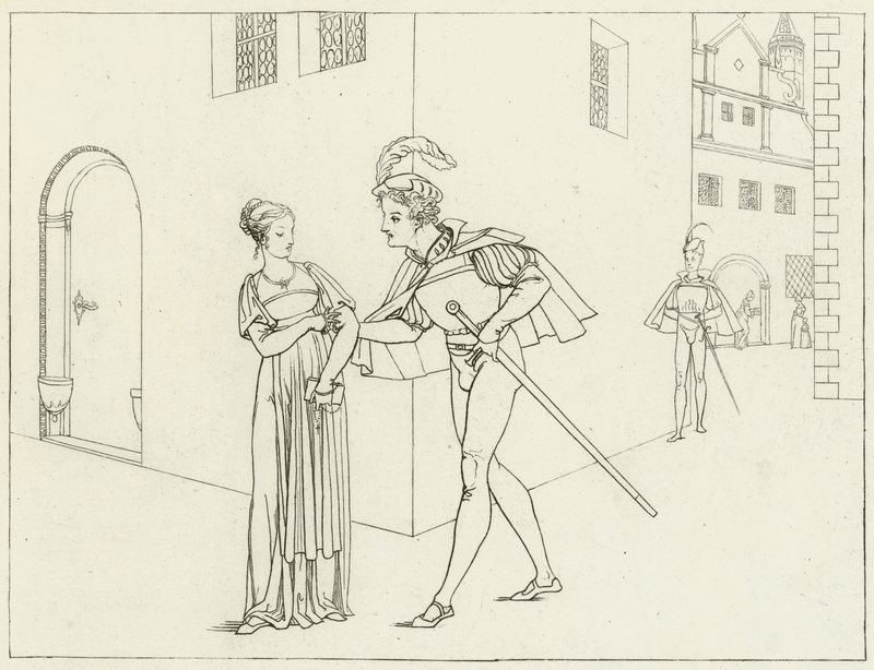 Illusztráció Goethes Fausthoz alkotó: Friedrich August Moritz Retzsch