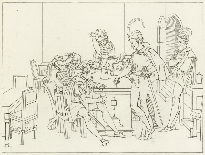 Illusztráció Goethes Fausthoz alkotó: Friedrich August Moritz Retzsch