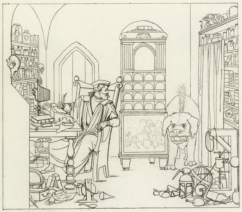 Illusztráció Goethes Fausthoz alkotó: Friedrich August Moritz Retzsch