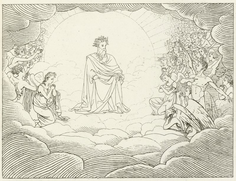 Illusztráció Goethes Fausthoz alkotó: Friedrich August Moritz Retzsch