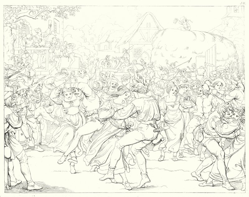Illusztráció Schiller Lied von der Glocke vagy A harang énekéhez (metszet) alkotó: Friedrich August Moritz Retzsch