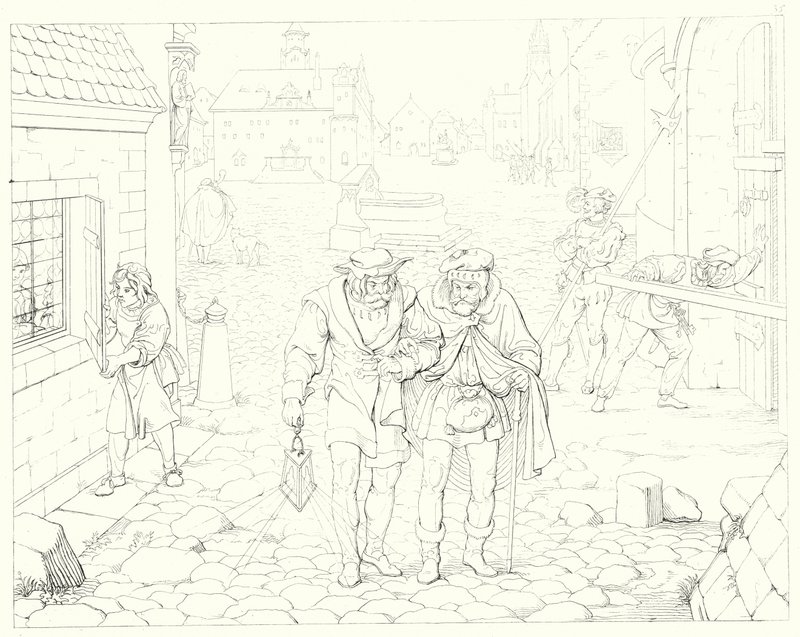 Illusztráció Schiller Lied von der Glocke vagy A harang énekéhez (metszet) alkotó: Friedrich August Moritz Retzsch