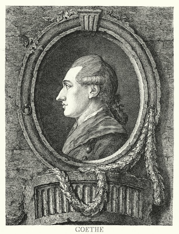 Johann Wolfgang von Goethe német költő, regény- és drámaíró (metszet) alkotó: Friedrich Kirschner