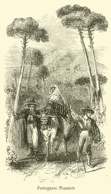 portugál parasztok alkotó: G. F. Sargent