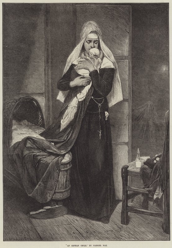 Egy árva gyermek alkotó: Gabriel Max