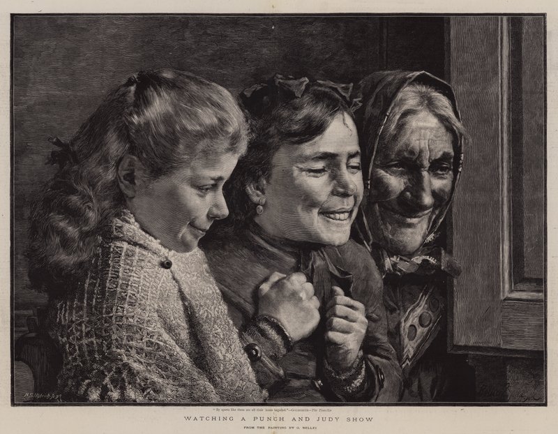 Punch és Judy Show megtekintése alkotó: Gaetano Bellei