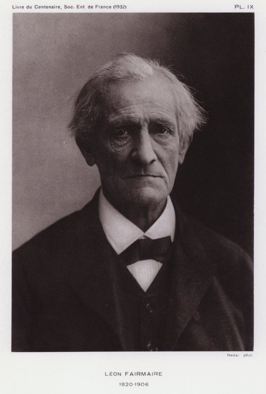 Leon Fairmaire, francia entomológus (f/w fotó) alkotó: Gaspard Felix Tournachon Nadar