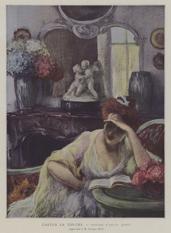 Histoire dAmour (Szerelmi történet) alkotó: Gaston de la Touche