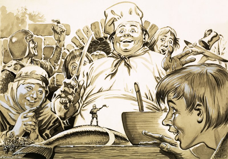 Illusztráció a Grimm testvérek 