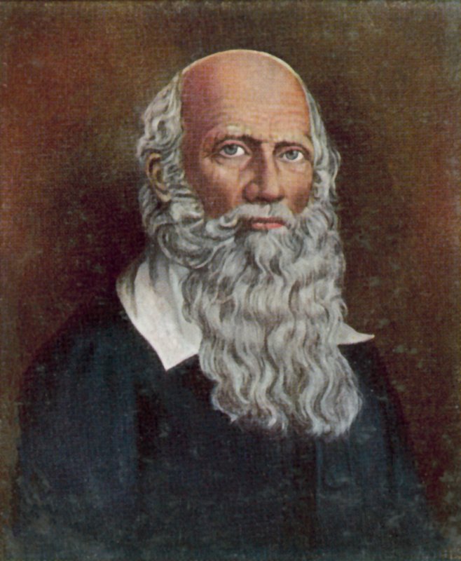 Johann Friedrich Jahn, német tornatanár (színes litográfia) alkotó: Georg Ludwig Engelbach Engelbach