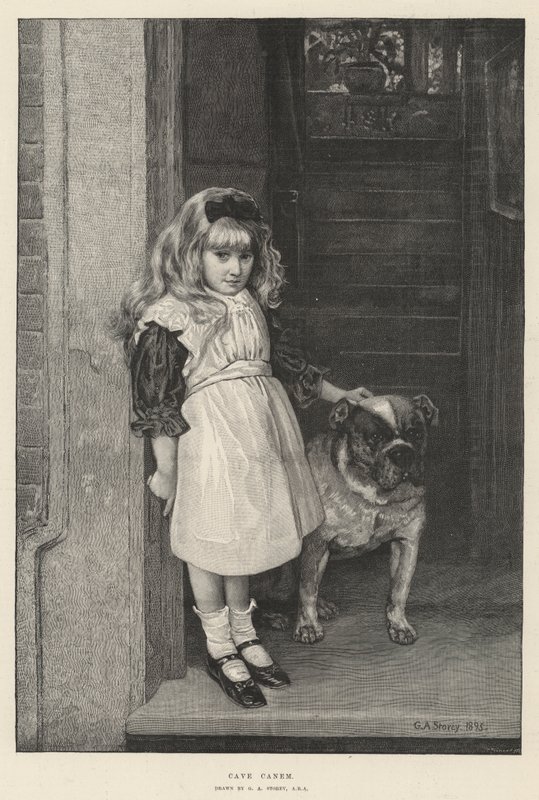 Cave Canem alkotó: George Adolphus Storey