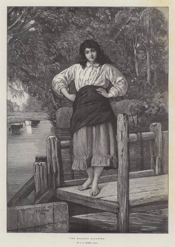 A molnár lánya alkotó: George Adolphus Storey