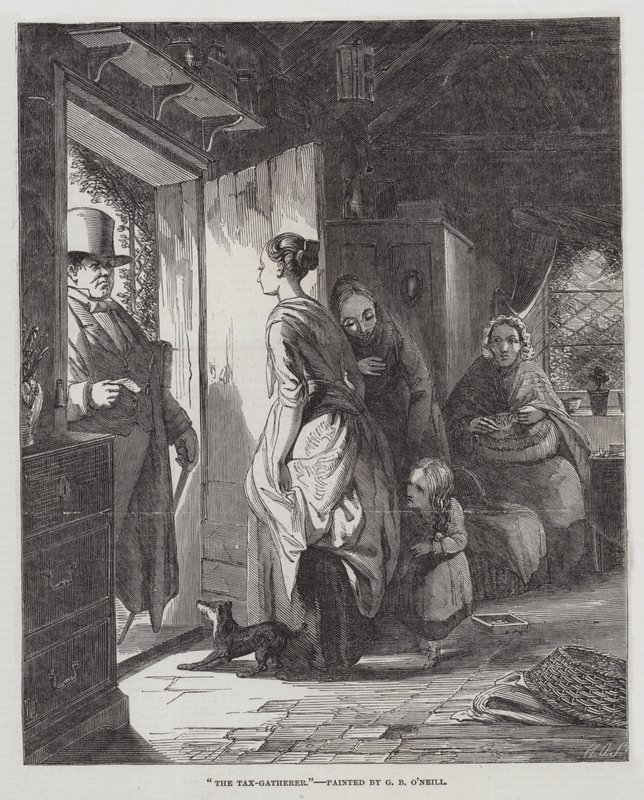 Az adógyűjtő alkotó: George Bernard O
