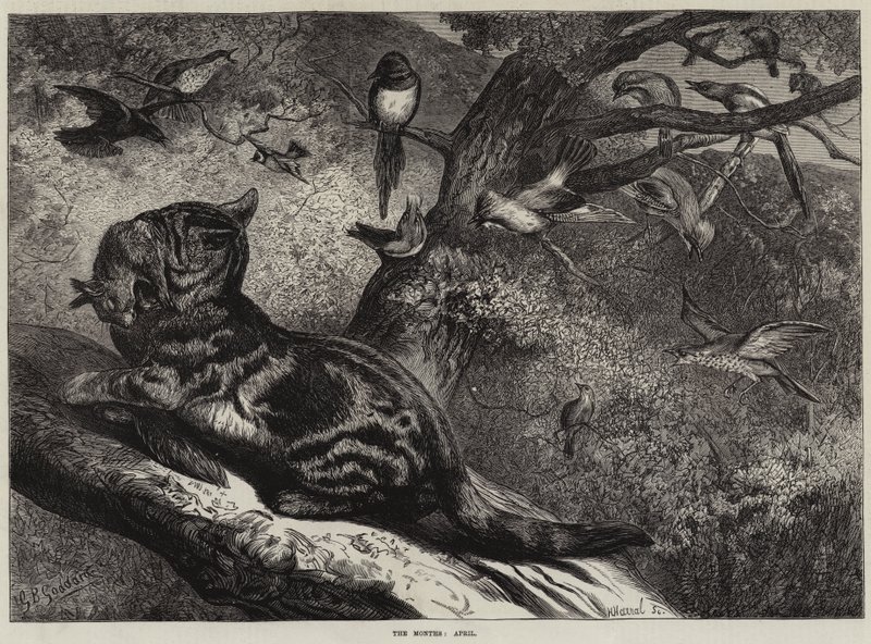 A hónapok, április alkotó: George Bouverie Goddard