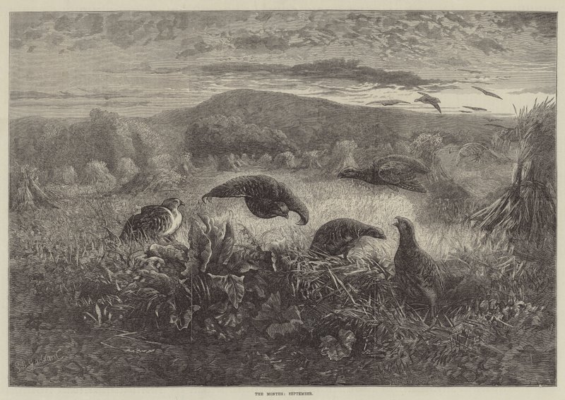 A hónapok, szeptember alkotó: George Bouverie Goddard