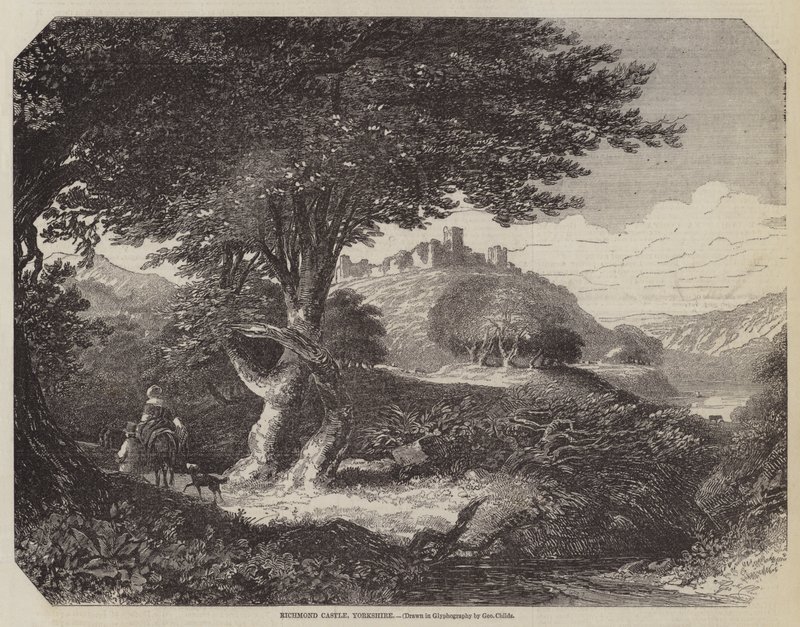 Richmond kastély, Yorkshire alkotó: George Childs