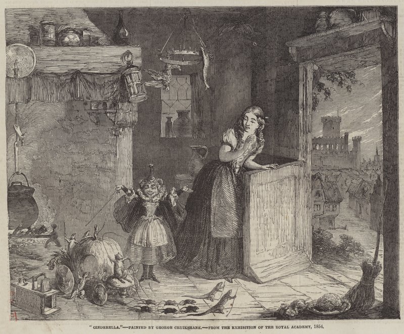 Hamupipőke alkotó: George Cruikshank