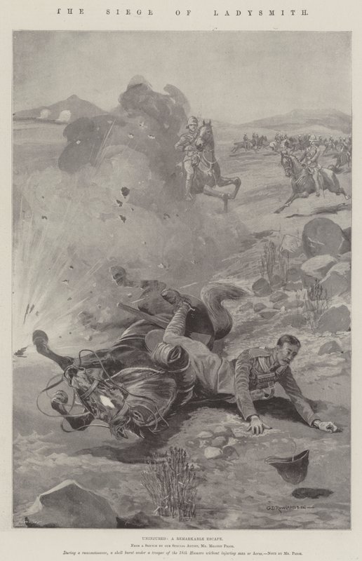 Ladysmith ostroma alkotó: George Derville Rowlandson