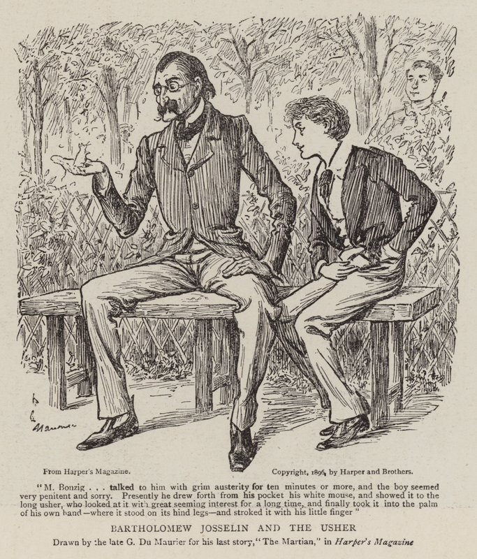 Bartholomew Josselin és az Usher alkotó: George du Maurier