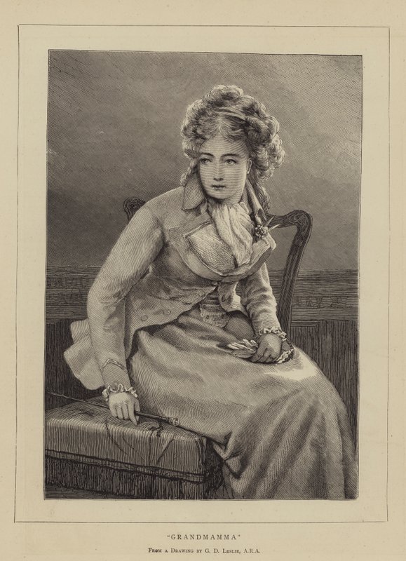 Nagymama alkotó: George Dunlop Leslie