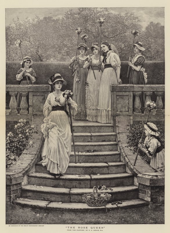 A Rózsa Királynő alkotó: George Dunlop Leslie