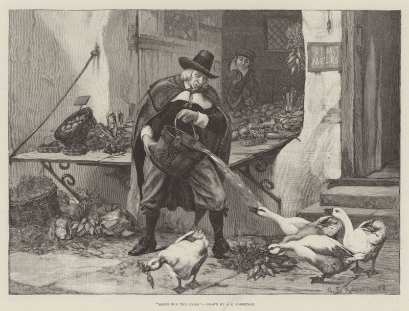 Szósz a libához alkotó: George Edward Robertson