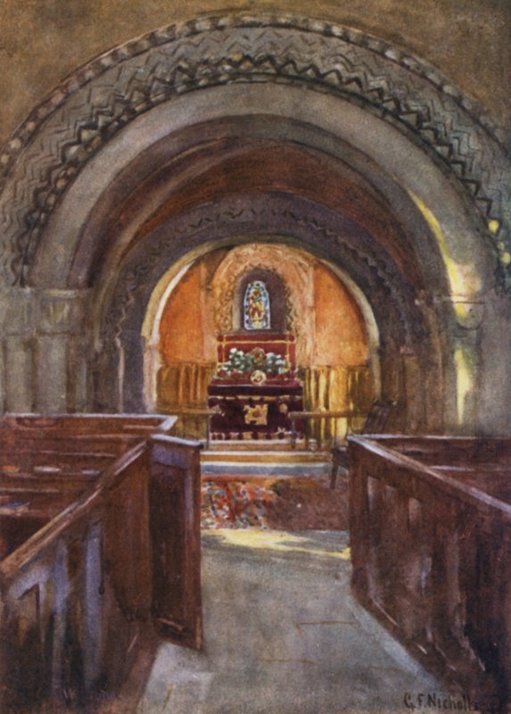 Belseje, Elkstone templom alkotó: George Franck Nicholls