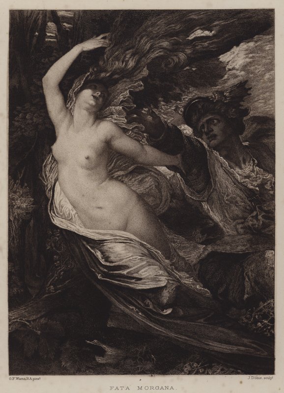 Morgana lány alkotó: George Frederick Watts