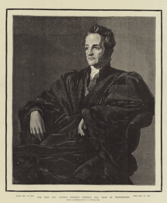 A nagytiszteletű Arthur Penrhyn Stanley, DD, Westminster dékánja alkotó: George Frederick Watts