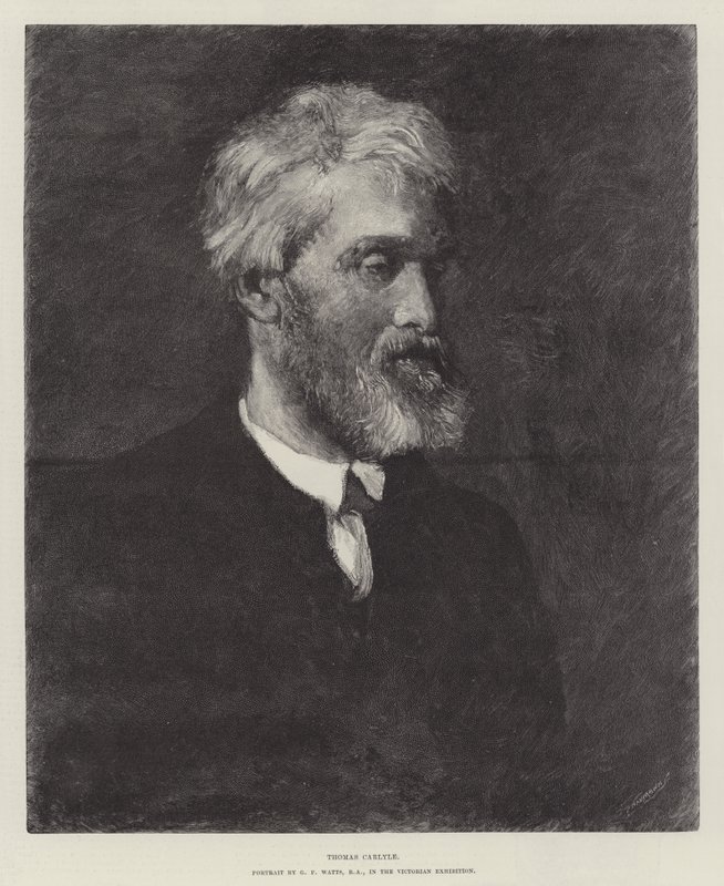 Thomas Carlyle metszet alkotó: George Frederick Watts