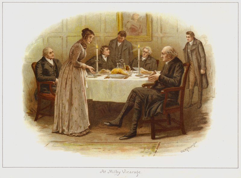 A Milby plébánián alkotó: George Goodwin Kilburne