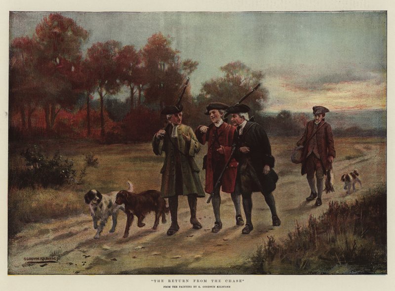 A visszatérés az üldözésből alkotó: George Goodwin Kilburne