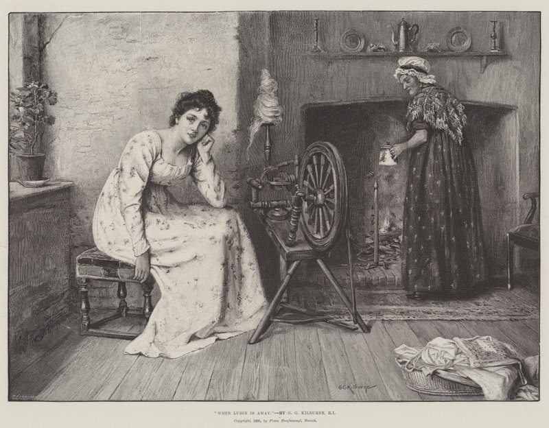 Amikor Lubin távol van alkotó: George Goodwin Kilburne