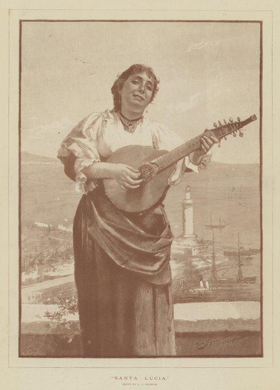 Szent Lucia alkotó: George L. Seymour