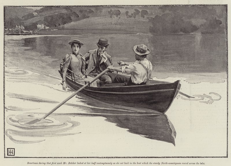 Illusztráció a Nyár felvillanásához, Mrs. W. K. Clifford alkotó: George Percy Jacomb Hood