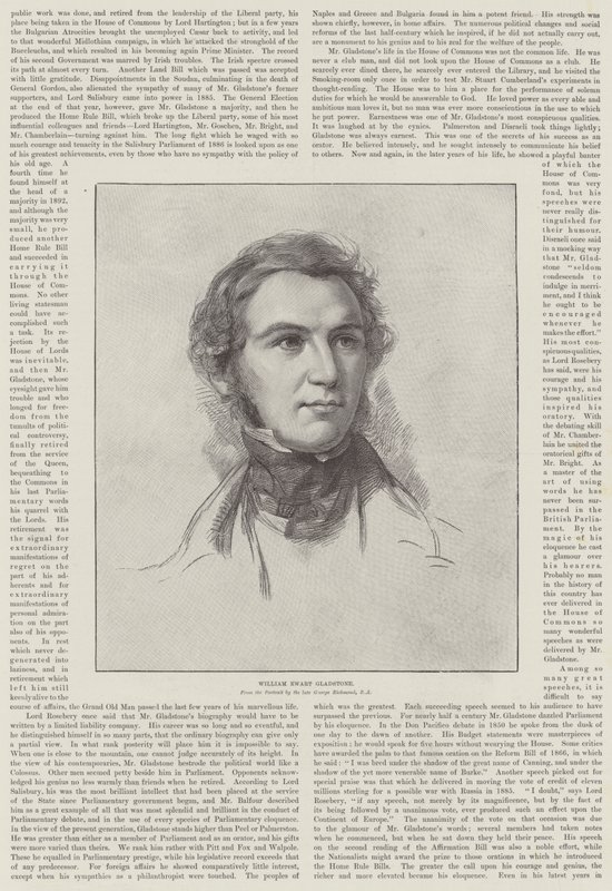 Gladstone úr emléktárgya alkotó: George Richmond