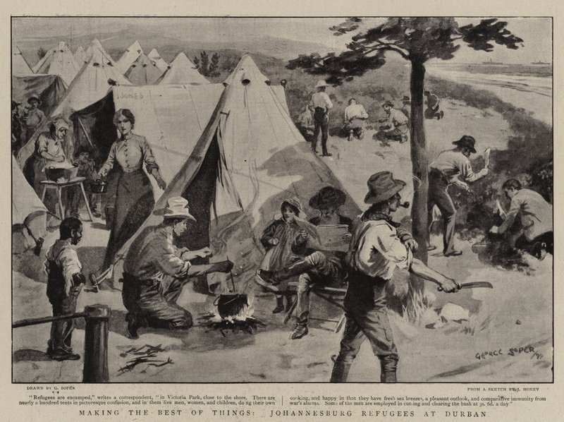 A legjobbat kihozva Johannesburg Refugees Durbanben alkotó: George Soper
