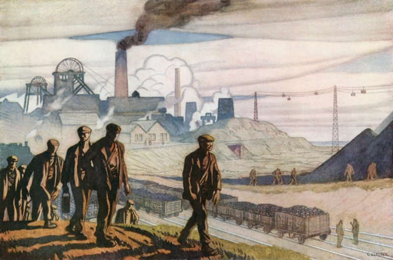 British Industries, szén alkotó: George Clausen