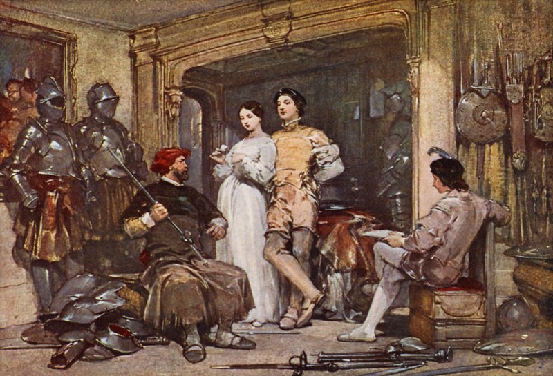 A páncélos meséje (színes litó) alkotó: George (after) Cattermole
