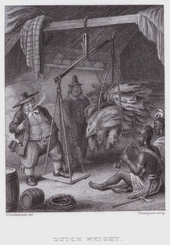 holland súly (metszet) alkotó: George (after) Cruikshank