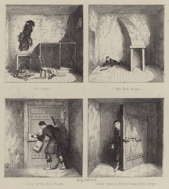 Illusztráció Jack Sheppardhoz (metszet) alkotó: George (after) Cruikshank