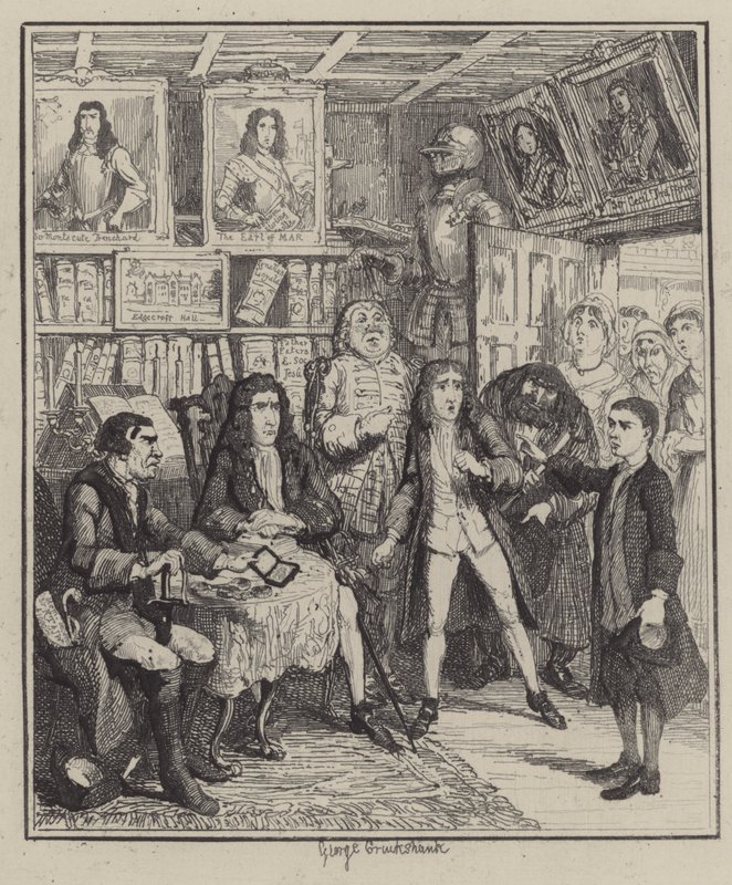 Illusztráció Jack Sheppardhoz (metszet) alkotó: George (after) Cruikshank